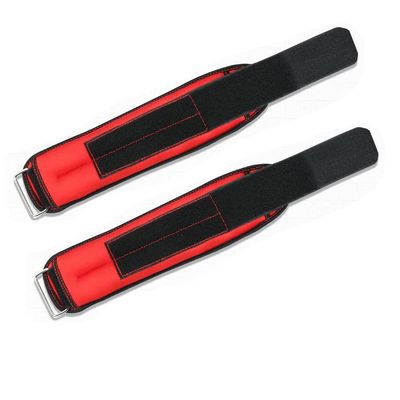 1Pair Ankle Weight Sports Wrist Support Gym Band Leg Hand Strangth Trainning Weight Bearing Foot Wrist Sandbag For Fitness,Red,2KG