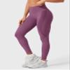 HIGORUN Women Seamless Leggings Smile Contour High Waist Workout Gym Yoga Pants Burgundy XS view 2