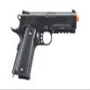 GoldenBall 240 FPS M1911 Airsoft Metal Steel Spring Airsoft Pistol w/Raill & Holster - Black view 3