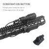 rdzzwxw M300C 400 Lumens Tactical Flashlight with Dual Pressure Switch for Constant/Momentary Modes, Fit for 20mm Picatinny Rail view 2
