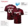 Custom Baseball Jersey Full Print Design Personalized Baseball Shirts Sports Uniform for Men Women Kid (Tie-Dyed Flocculent) view 3