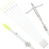 34Inch Bowfishing Arrow Solid Fiberglas Shaft with Hunting Big Broadheads Tip Slides for Compound Recurve Bow Fishing Arrow Archery (6Pcs Long Tip Bowfishing Arrow) view 1