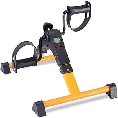 BUZZNN Under Desk Bike Pedal Exerciser, Foldable Mini Exercise Bike with Monitor Display, Arm and Leg Exerciser, Office and Home Exercise Equipment