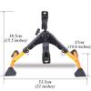 BUZZNN Under Desk Bike Pedal Exerciser, Foldable Mini Exercise Bike with Monitor Display, Arm and Leg Exerciser, Office and Home Exercise Equipment view 2