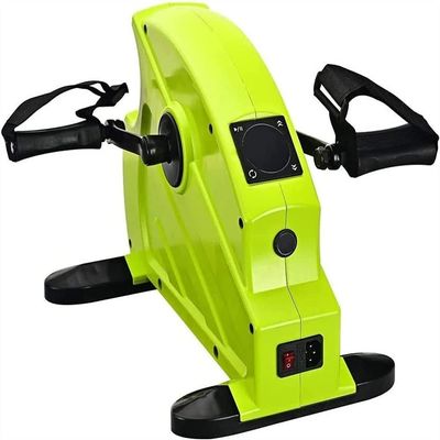 BUZZNN Mini Exercise Bike, Under Desk Bike Pedal Exerciser, Portable Foot Cycle Arm & Leg Exerciser Machine with LCD Screen Displays, Suitable for Home Office Workout (Green)