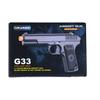 G33 Airsoft Tokarev Metal Spring Airsoft Pistol - Black -UK Arms view 3