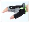 Legou Bicycle riding gloves open finger road sports outdoor fitness climbing fishing summer men XL Green view 3