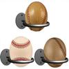 BIHOMIFI Baseball&Softball Display Memorabilia Holder Baseball Bat Storage Baseball Display Holders Heavy-Duty Wall Mount Rack for Collectibles Black 3PCS Hardware Included (3 Pack) view 1