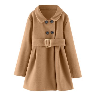 Toddler Girls Winter Windproof Coat Jacket Kids Warm Fleece Outerwear Jacket Kids Coat (Coffee, 3-4 Years)