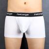 BMYALLEI Super big pouch Men's Underwear Comfortable Ultra Soft and Breathable Modal Trunks (as1, alpha, l, regular, regular, White, X-Large) view 2