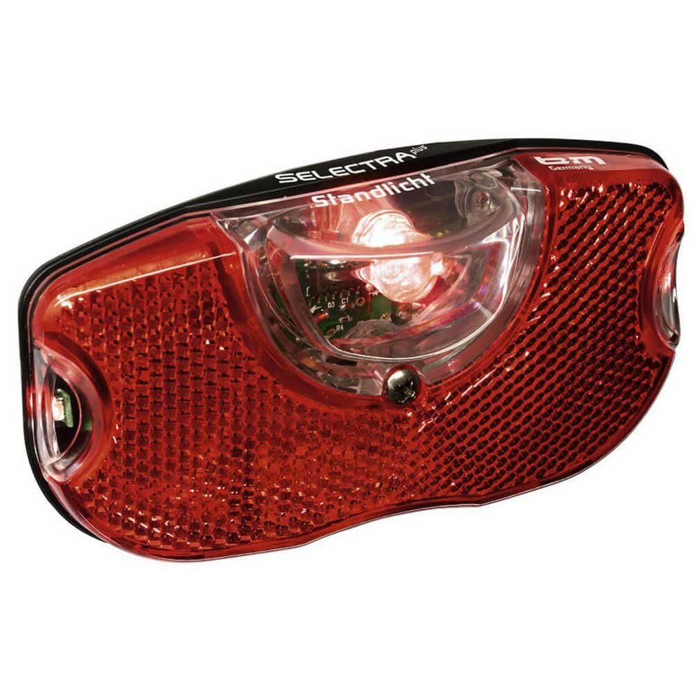 Busch & Mller Unisex - Adult Selectra Plus 320 ALK LED Pannier Rack Rear Light, Black, One Size