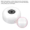 PATIKIL 52mm Skateboard Wheels and Bearings Set, 4 Pack Street Wheels for Skateboards Cruiser Wheel Replacement 95A, White Black view 4
