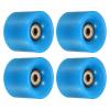PATIKIL 60mm Longboard Wheels with Bearings ABEC-11, 4 Pack Street Wheels for Skateboards Cruiser Wheel Replacement 80A, Golden Blue view 1