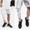 Laiiqi Compression Knee Pads Leg Sleeve, Hex Knee Pads for Basketball Honeycomb Anti Collision Knee Pads Long Kneepads Non-Slip Football Knee Pads for Youth Adult (A Pair White/S) view 4