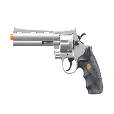 Airsoft 36S Spring Revolver Low Powered Airsoft Pistol Durable Plastic - Silver