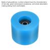 PATIKIL 60mm Longboard Wheels with Bearings ABEC-9, 4 Pack Street Wheels for Skateboards Cruiser Wheel Replacement 80A, Black Blue view 3
