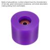 PATIKIL 60mm Longboard Wheels with Bearings ABEC-9, 4 Pack Street Wheels for Skateboards Cruiser Wheel Replacement 80A, Purple Red view 3