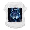 Beautiful Wolf Dog T-Shirt - Wolf Dog Shirt - Art Print Dog Clothing - White, 2XL view 1