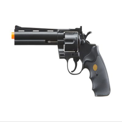 Airsoft 36B Spring Revolver Low Powered Airsoft Pistol Durable Plastic -Black