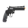 Airsoft 36B Spring Revolver Low Powered Airsoft Pistol Durable Plastic -Black view 2