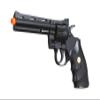 Airsoft 36B Spring Revolver Low Powered Airsoft Pistol Durable Plastic -Black view 3