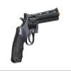 Airsoft 36B Spring Revolver Low Powered Airsoft Pistol Durable Plastic -Black view 4