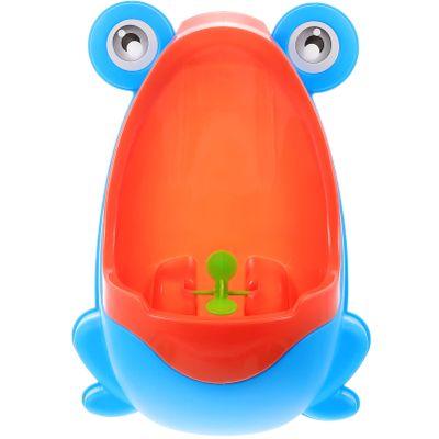 COHEALI Boy Girl Standing Urinal for Boys Cartoon Design Rotating Water Wheel Space-Saving Hanging Potty Trainer Easy to Clean Removable Waste Tank