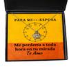para mi esposa me perderia a toda hora en tu Mirada te amo, joyeria para enamoradas o Mujeres - Collar con colgante de Corona view 1