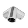 1Pcs Boat Marine 316 Stainless Steel 1"(25mm) 3 Way Corner Elbow Handrail Rail Tee Fitting 90 Degree(25.4mm /1") view 4