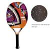 Gloperti Beach Culture Beach Tennis Racket Carbon Fiber 22mm Sand Grit Face with EVA Memory Foam Core Power Spin Beach Professional Tennis Racket with Velvet Pouch view 3