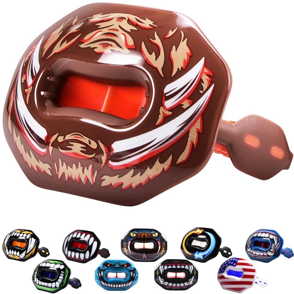 Oral Mart Football Mouth Guard - Lip Guard Mouthpiece- Football Mouthguard Pacifier Protector (Charging Boar)