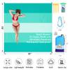 BYDOLL Beach Blanket 78''X81'' Waterproof Sandproof Suits1-4 Adults Oversized Lightweight Large Blanket Picnic Mat for Beach Sand Free Travel Camping Hiking Picnic view 2