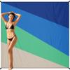 BYDOLL Beach Blanket 78''X81'' Waterproof Sandproof Suits1-4 Adults Oversized Lightweight Large Blanket Picnic Mat for Beach Sand Free Travel Camping Hiking Picnic view 1
