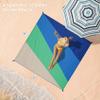 BYDOLL Beach Blanket 78''X81'' Waterproof Sandproof Suits1-4 Adults Oversized Lightweight Large Blanket Picnic Mat for Beach Sand Free Travel Camping Hiking Picnic view 2