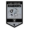 Las Vegas Raiders Heritage History Banner Pennant view 1