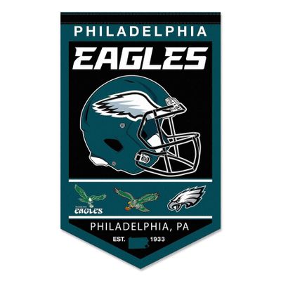 WinCraft Philadelphia Eagles Heritage History Banner Pennant, 15x24"