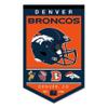 Denver Broncos Heritage History Banner Pennant view 1