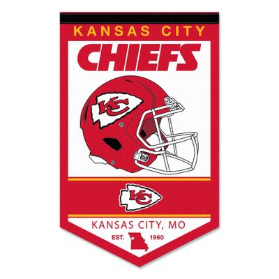 WinCraft Kansas City Chiefs Heritage History Banner Pennant, 15x24"