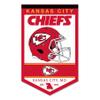 WinCraft Kansas City Chiefs Heritage History Banner Pennant, 15x24" view 1
