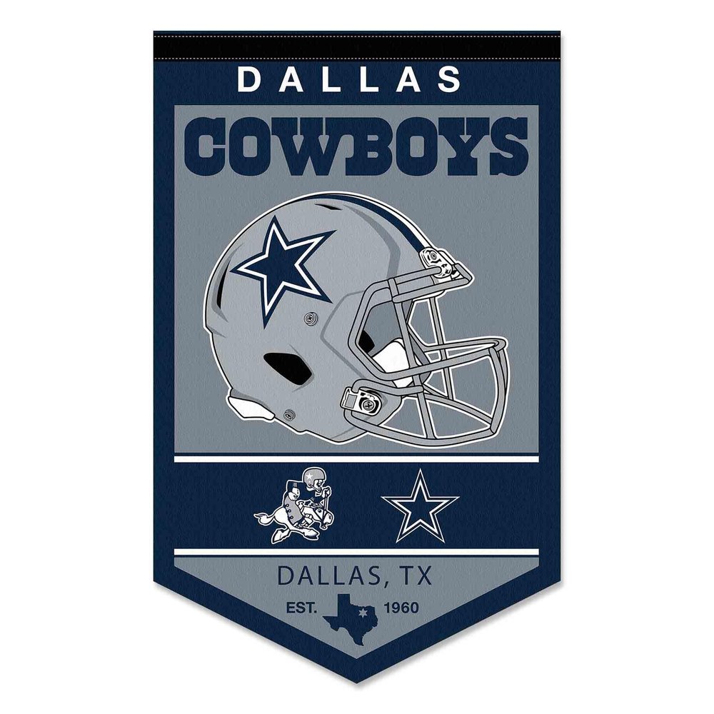 Dallas Cowboys Heritage History Banner Pennant