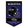 WinCraft Baltimore Ravens Heritage History Banner Pennant, 15x24" view 1