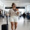Conceited Biker Shorts Women - Soft - High Waist Tummy Control - Essential - Regular and Plus Size - Off White - Small - Medium view 2