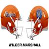 Florida Gators Wilber Marshall Ring of Honor Revolution Speed Mini Football Helmet view 2