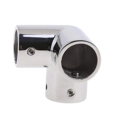 1Pcs Boat Marine 316 Stainless Steel 1 1/4"(32mm) 3 Way Corner Elbow Handrail Rail Tee Fitting 90 Degree (32.4mm /1.25")
