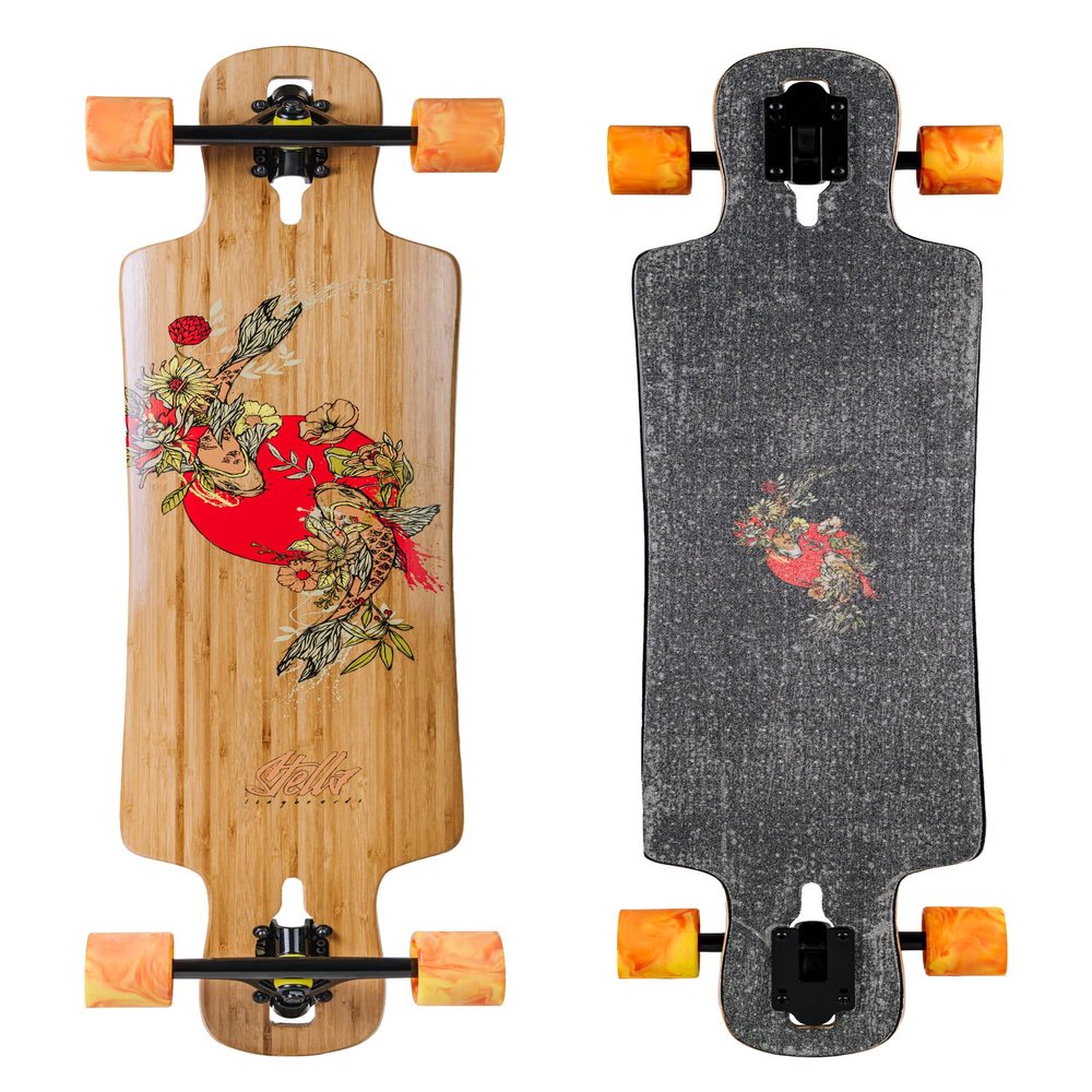 Stella Longboard 40 Dropthrough Koi Longboard Complete