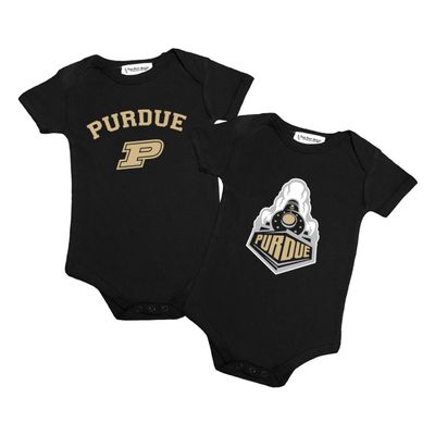 Two Feet Ahead Purdue Boilermakers 2 Pack Baby Bodysuit Creeper Newborn Infants Officially Licensed (0-3 Months, Purdue Boilermakers)