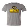 CornBorn Iowa Hawkeyes Apparel - Premium Tri-Blend Tee Iowa Wrestling Black and Gold - Premium Heather - Large view 1
