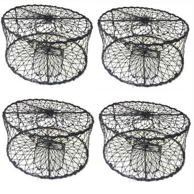 KUFA Sports Collapsable Crab Trap with 3 Durable Stainless Steel Spring (30 x10) (4)