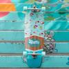 Stella Longboard 38 Kicktail Floral Mint Longboard Complete view 4