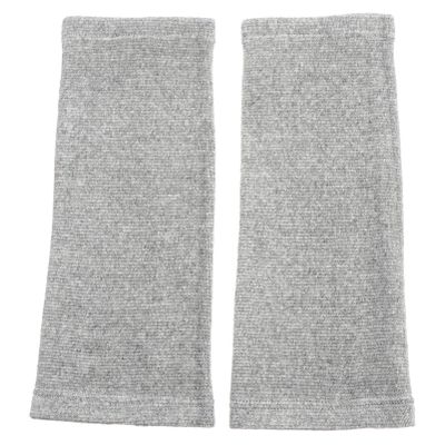 Healifty 2pcs Self-heating Knee Brace Wraps for Joint Support Grey Knee Warmers Compression Sleeve for Sports and Daily Use